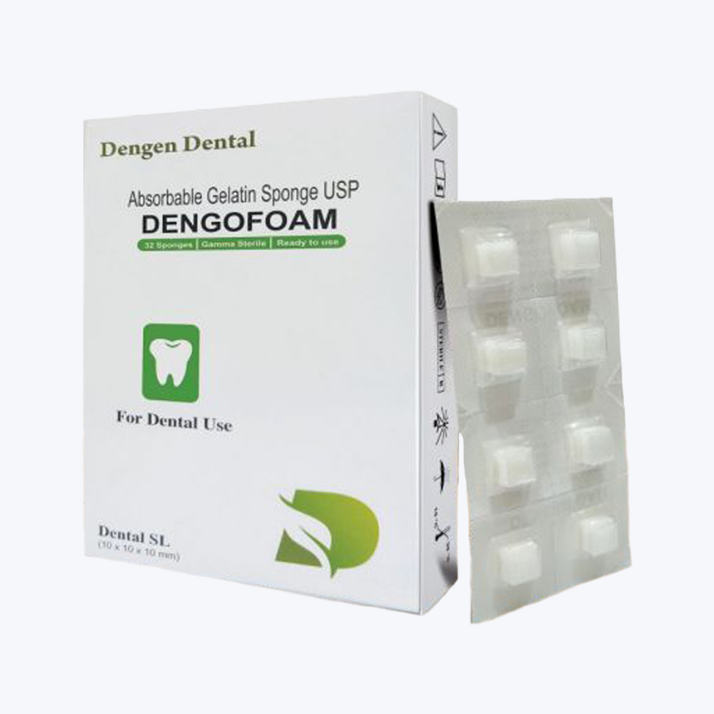 Dengen Dengofoam Gealtin Sponge Hemostatic Agent - 10 x 10 x 10mm